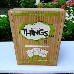 The Game Of Things Board Game Humor In A Box Ages 14-Adult Laughs In Wooden Box